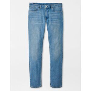 Peter Millar Vintage Washed Five-Pocket Jeans (Size: 36)